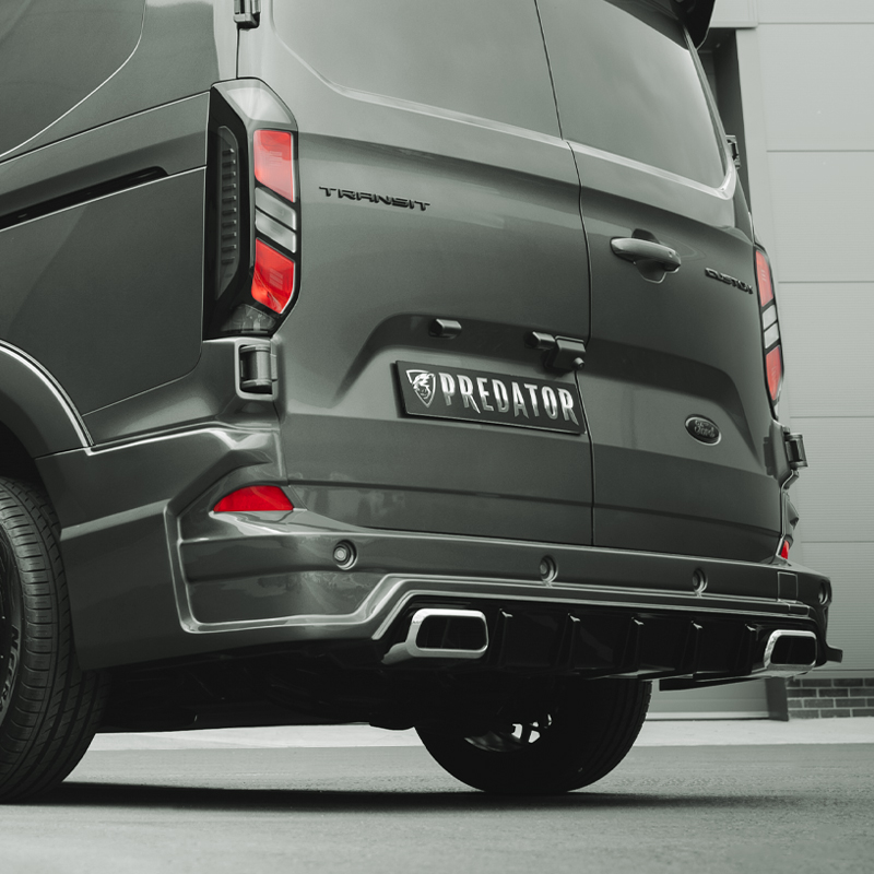 Predator Rear Bumper for Ford Transit Custom 2023 Onwards